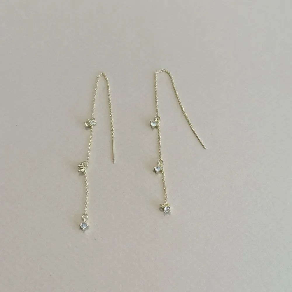 Diamond drop earrings M1036
